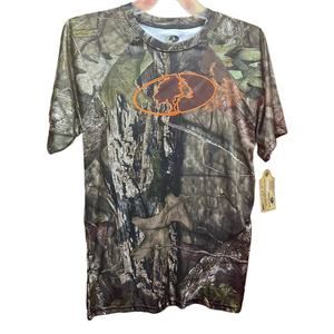 MOSSY OAK Camouflage Hunting Men T-Shirt Size XL 100% Polyester